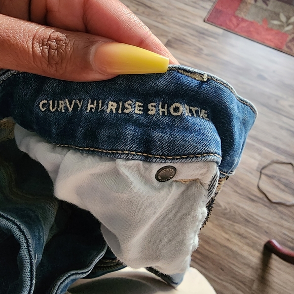 AE Ne(X)t Level Curvy High-waisted Shorts - Picture 6 of 7